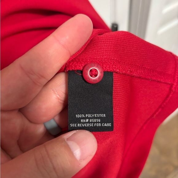 Atlanta Braves Red GSX Polo Shirt Men’s Size XL MLB Logo Embroidered - Picture 4 of 6